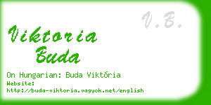 viktoria buda business card